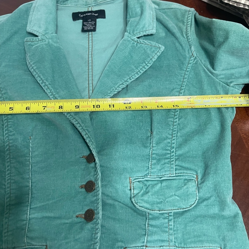 Calvin Klein Jeans Corduroy Blazer Y2K vintage - Picture 4 of 8